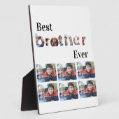 Aangepast modern beste broeder ooit 13 Fotocollage Fotoplaat (Zijkant)