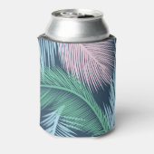 Aangepast modern bloemtropisch palmbladpatroon: blikjeskoeler (Blikje Achterkant)