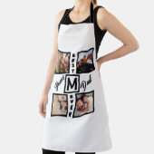 Aangepast modern bonus pa Stepdad 4 Foto Collage Schort (Insitu)