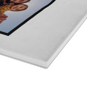 Aangepast modern bonus pa Stepdad 4 Foto Collage Snijplank (Hoek)