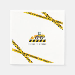 Aangepast modern bouwdeppel — Truck Theme Paper Servet