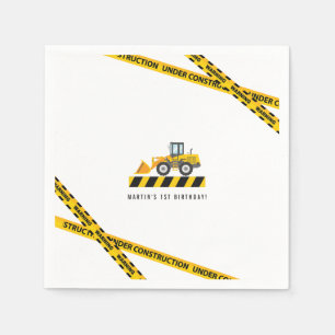 Aangepast modern bouwdeppel — Truck Theme Paper Servet