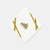 Aangepast modern bouwdeppel — Truck Theme Paper Servet (Hoek)