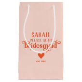 Aangepast modern briefvormig voorstel klein cadeauzakje (Voorkant)