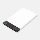 Aangepast modern eenvoudig bedrijfslogo profession post-it® notes (Schuin)