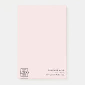 Aangepast modern eenvoudig bedrijfslogo profession post-it® notes (Voorkant)