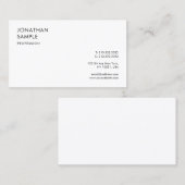 Aangepast Modern Eenvoudig Ontwerp Professioneel E Visitekaartje (Voorkant / Achterkant)