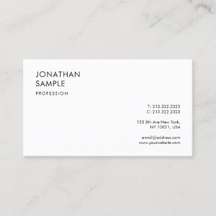 Aangepast Modern Eenvoudig Ontwerp Professioneel E Visitekaartje