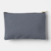Aangepast modern elegant blauw grijs linen etui (Achterkant)