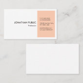 Aangepast, modern, elegant, eenvoudig professionee visitekaartje (Voorkant / Achterkant)