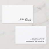 Aangepast, modern, elegant, eenvoudig visitekaartje (Voorkant / Achterkant)