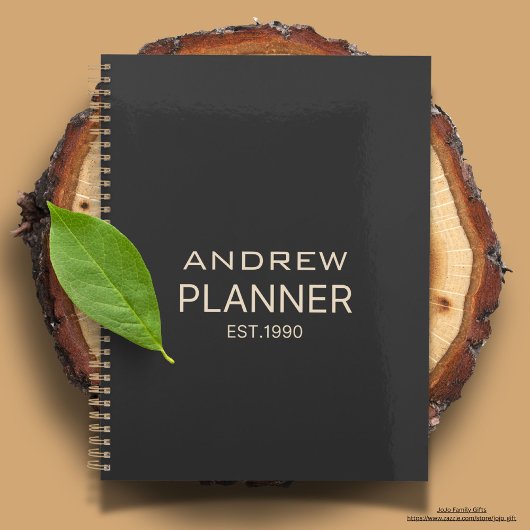 Aangepast modern, elegant, luxe tekst van luxe kwa planner