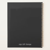 Aangepast modern, elegant, luxe tekst van luxe kwa planner (Achterkant)