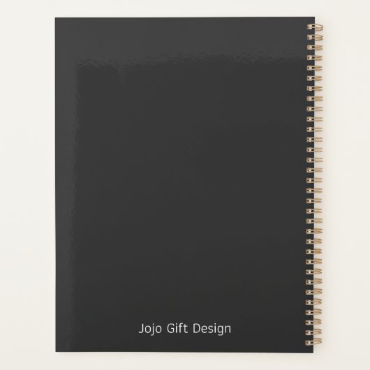 Aangepast modern, elegant, luxe tekst van luxe kwa planner (Achterkant)