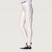 Aangepast modern elegant zwart roze en wit leggings (Links)