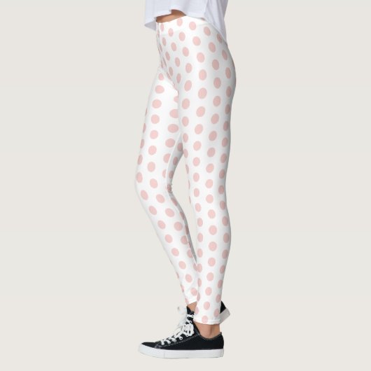 Aangepast modern elegant zwart roze en wit leggings (Links)