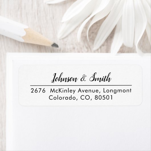 Aangepast modern etiket (Insitu)