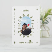 Aangepast modern geometrisch afstuderen voor fotog (Staand voorkant)