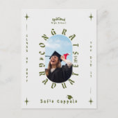 Aangepast modern geometrisch afstuderen voor fotog briefkaart (Voorkant)