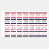 Aangepast modern gepersonaliseerde naam Kledingstr Labels (Vel)