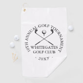Aangepast modern golfclubtoernooi golfhanddoek (Insitu)