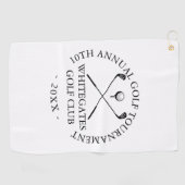 Aangepast modern golfclubtoernooi golfhanddoek (Horizontaal)