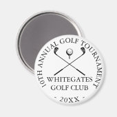 Aangepast modern golfclubtoernooi  magneet (Voorkant / Achterkant)