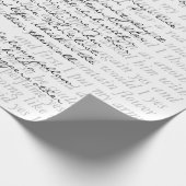 Aangepast modern handgeschreven tekst stijlvol cadeaupapier (Hoek)