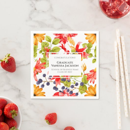 Aangepast modern, helder Afstuderen Servet (Insitu)