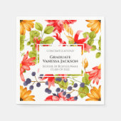 Aangepast modern, helder Afstuderen Servet (Voorkant)