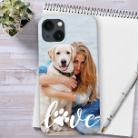 Aangepast modern Hondenliefhebber voor afdrukken f Case-Mate iPhone Case<br><div class="desc">Nu kunt u uw beste vriend met u meenemen waar u ook gaat met deze iPhone case van de douane-hondenfoto. Deze foto met een gepersonaliseerd naamontwerp is trendy, elegant, cool en schattig. Pas met uw favoriete hondfoto, kattenfoto, of om het even welk huisdier met poten aan! Voeg naam toe aan...</div>