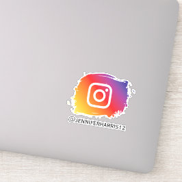 Aangepast modern installagram sticker