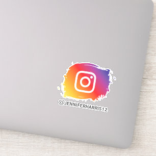 Aangepast modern installagram sticker