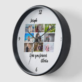 Aangepast modern Jubileum 9 Fotocollage (Hoek)