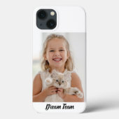 Aangepast modern kind met foto van dieren Case-Mate iPhone case (Achterkant)