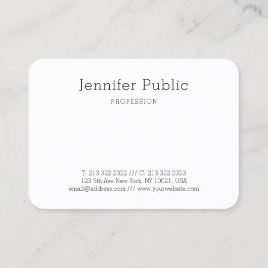 Aangepast, modern, kleurrijk Abstract art elegant Visitekaartje (Achterkant)