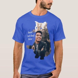 Aangepast modern, leuk fotosjabloon voor katten T- T-shirt