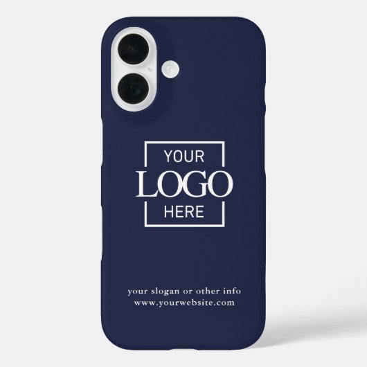 Aangepast modern minimalistisch logo zakelijk merk Case-Mate iPhone case (Achterkant)