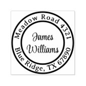 Aangepast modern minimalistisch retouradres  zelfinktende stempel (Design)