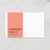 Aangepast Modern Minimalistische Legante Sjabloon  Visitekaartje (Voorkant)
