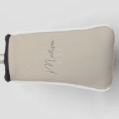 Aangepast modern monogram golfheadcover (Voorkant)