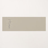 Aangepast modern monogram yogamat (Achterkant (horizontaal))