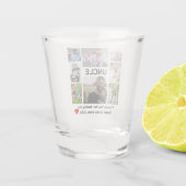 Aangepast modern Oom 8 Foto Collage Shot Glas (Achterkant)