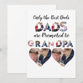 Aangepast modern opa 9 fotocollage bedankkaart (Voorkant / Achterkant)