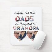 Aangepast modern opa 9 fotocollage muismat (Met muis)
