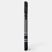 Aangepast modern patroon met kleine metalen strepe Case-Mate iPhone case (Achterkant/links)