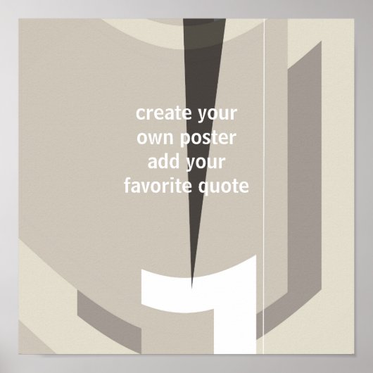 aangepast modern poster voeg uw eigen offerte toe (Voorkant)