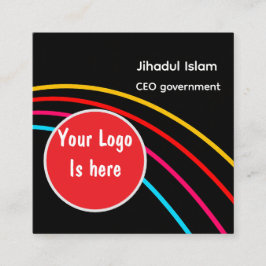 Aangepast modern professioneel Visitekaartje