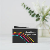 Aangepast modern professioneel Visitekaartje Klantenkaartje (Achterkant)