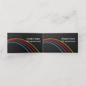 Aangepast modern professioneel Visitekaartje Klantenkaartje (Binnenkant ongevouwen)